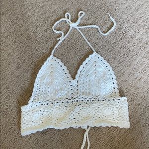 Crochet crop top